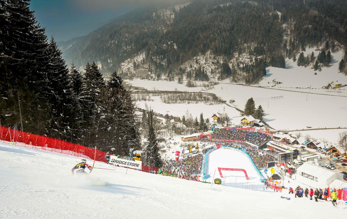 Pokal Vitranc | Vitranška strmina kljub zadostnim količinam snega sameva. | Foto Žiga Zupan/Sportida