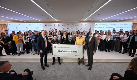 MK Group projektu Podpora družini letos namenila milijon evrov