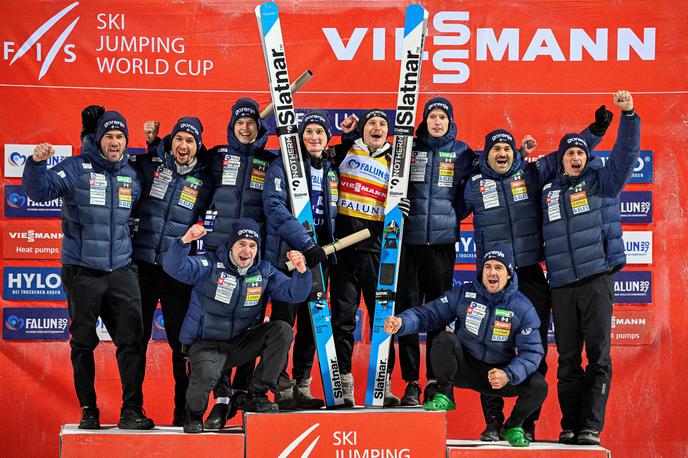 Anže Lanišek | Anže Lanišek si je v Falunu priboril rumeno majico vodilnega skakalca. | Foto Reuters
