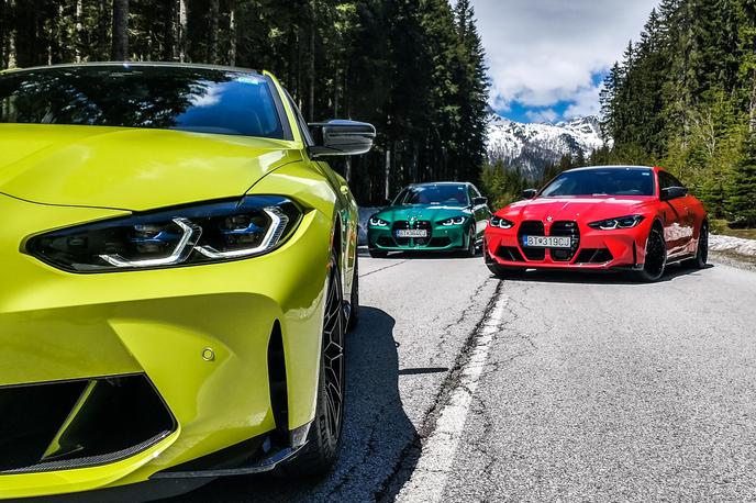 BMW M3 competition | Ne, športne limuzine niso več dolgočasne. Ne le zaradi videza, pri BMW M se želijo ločiti od drugih tudi po udarnih barvah. | Foto Gašper Pirman