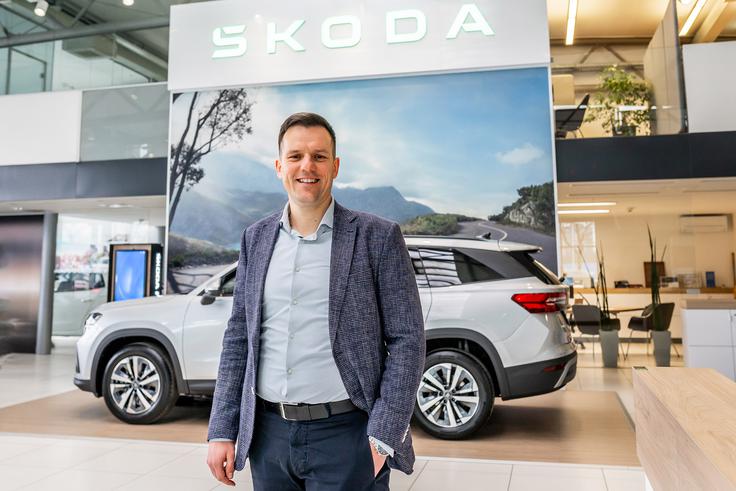 ŠKODA SALON PORSCHE VEROVŠKOVA: Damjan kos, vodja prodaje Škoda
 | Foto: Porsche Inter Auto
