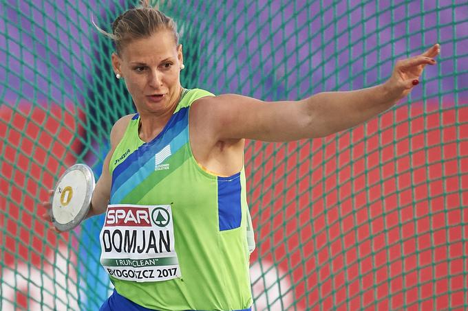 Veronika Domjan je osvojila bronasto medaljo v metu diska. | Foto: Getty Images