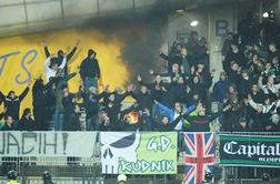 Olimpija zaradi navijačev ob 350 evrov