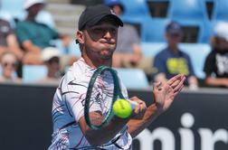 Luciano Darderi je komaj zdržal do konca dvoboja