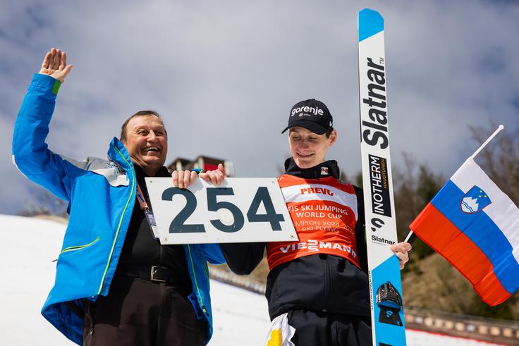 Domen Prevc Božidar Prevc | Foto: Grega Valančič