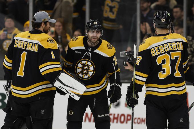 Boston Bruins so zanesljivo, s 4:0, premagal San Jose. | Foto: Reuters