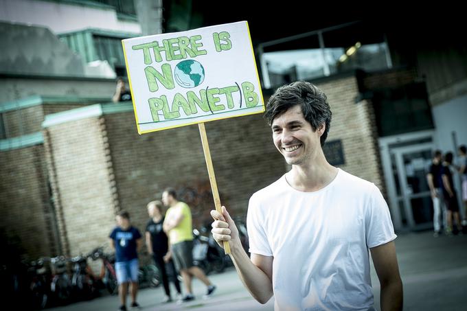 Mladi za podnebno pravičnost, protest | Foto: Ana Kovač