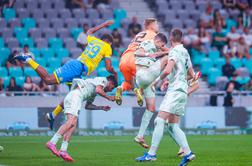Po udarcu v glavo kapetan Olimpije v bolnišnico