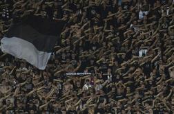 Uefa je kaznovala Partizan s prazno vzhodno tribuno in 90.000 evri