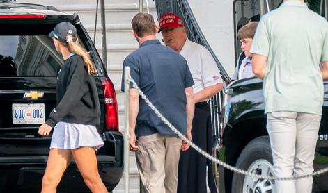 Trump se je pojavil v javnosti