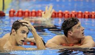 Lochte pred Phelpsom, dvojna francoska zmaga