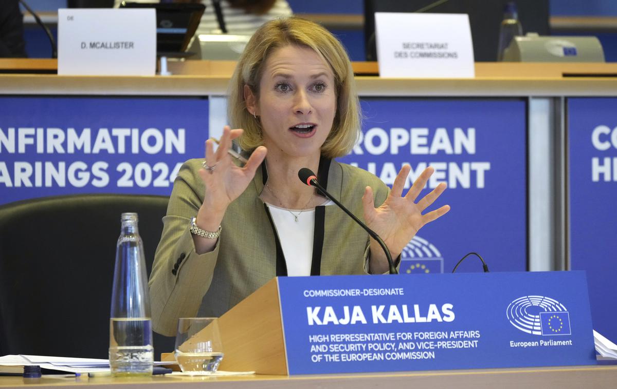 Kaja Kallas | "Zunanji ministri EU so ravnokar znova podaljšali sankcije proti Rusiji. Tako bo Moskva še naprej prikrajšana za sredstva za financiranje vojne. Rusija mora plačati za škodo, ki jo povzroča," je na omrežju X zapisala Kaja Kallas. | Foto Guliverimage