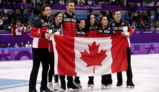 Kanadčanom ekipno zlato v umetnostnem drsanju