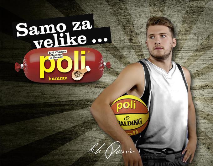 V kampanji za Poli hammy sodelujejo znani obrazi s sveta špota in zabave - košarkarski zvezdnik Luka Dončić ter igralca Tadej Toš in Enis Bešlagić. | Foto: 