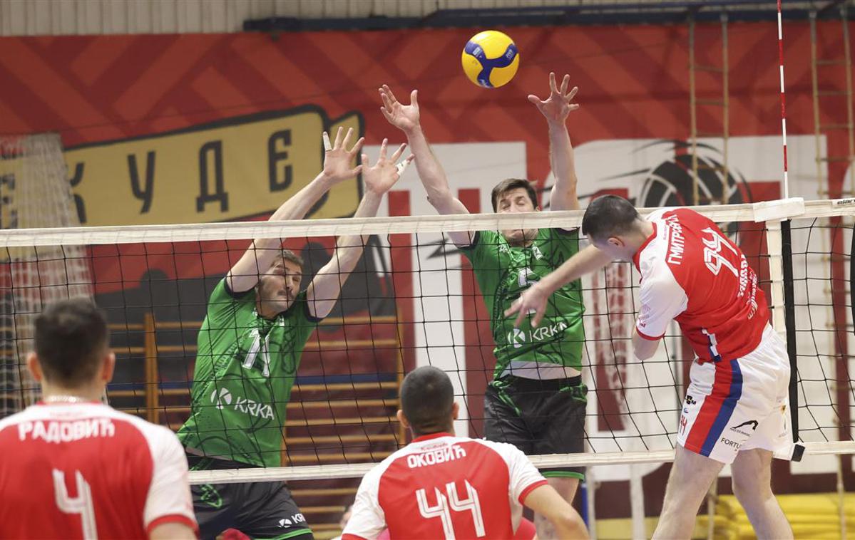 MOK Krka | Novomeščani so na prvi tekmui proti Topoli izgubili po petih setih, zvečer jih čaka povratna. | Foto CEV