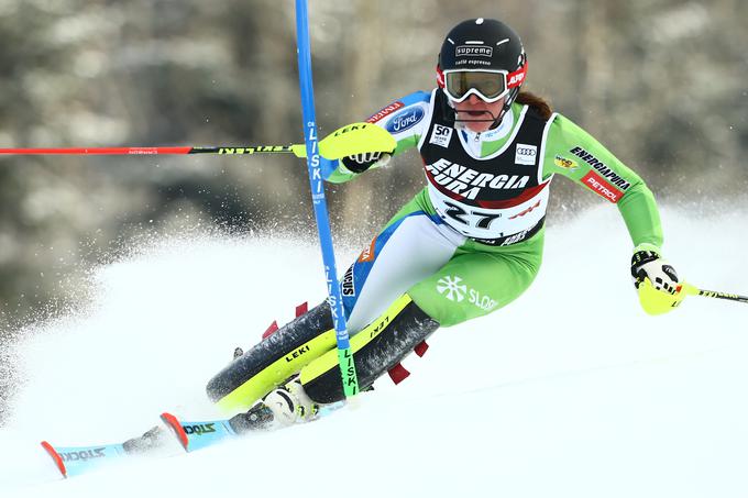 V tej sezoni je Maruša Ferk štirikrat osvojila slalomske točke, preboj pa ji ni uspel. | Foto: 