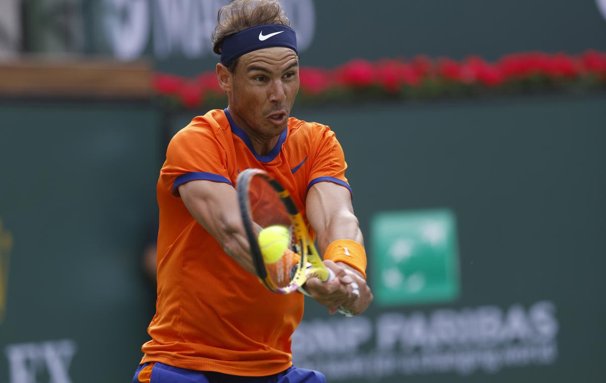 Rafael Nadal | Španec Rafael Nadal je finalist turirja v ameriškem Indian Wellsu. | Foto Guliverimage