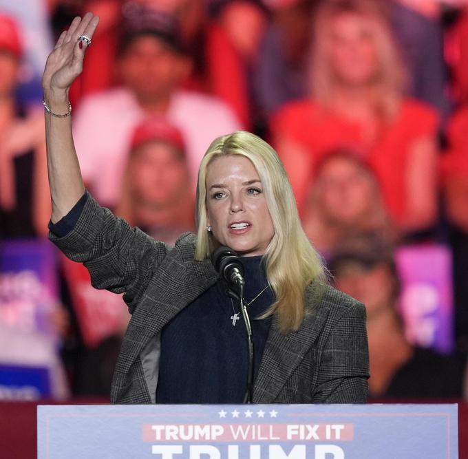 Pam Bondi, ministrstvo za pravosodje, ZDA, Donald Trump | Foto: Guliverimage