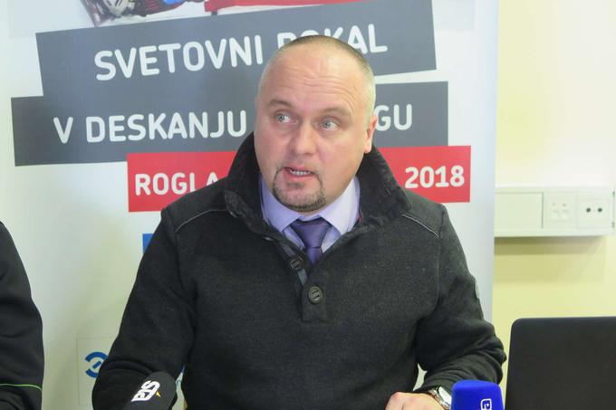 Aleš Slapar, izvršni direktor Uniturja in generalni sekretar deskarske preizkušnje na Rogli | Foto: Matic Prevc/STA