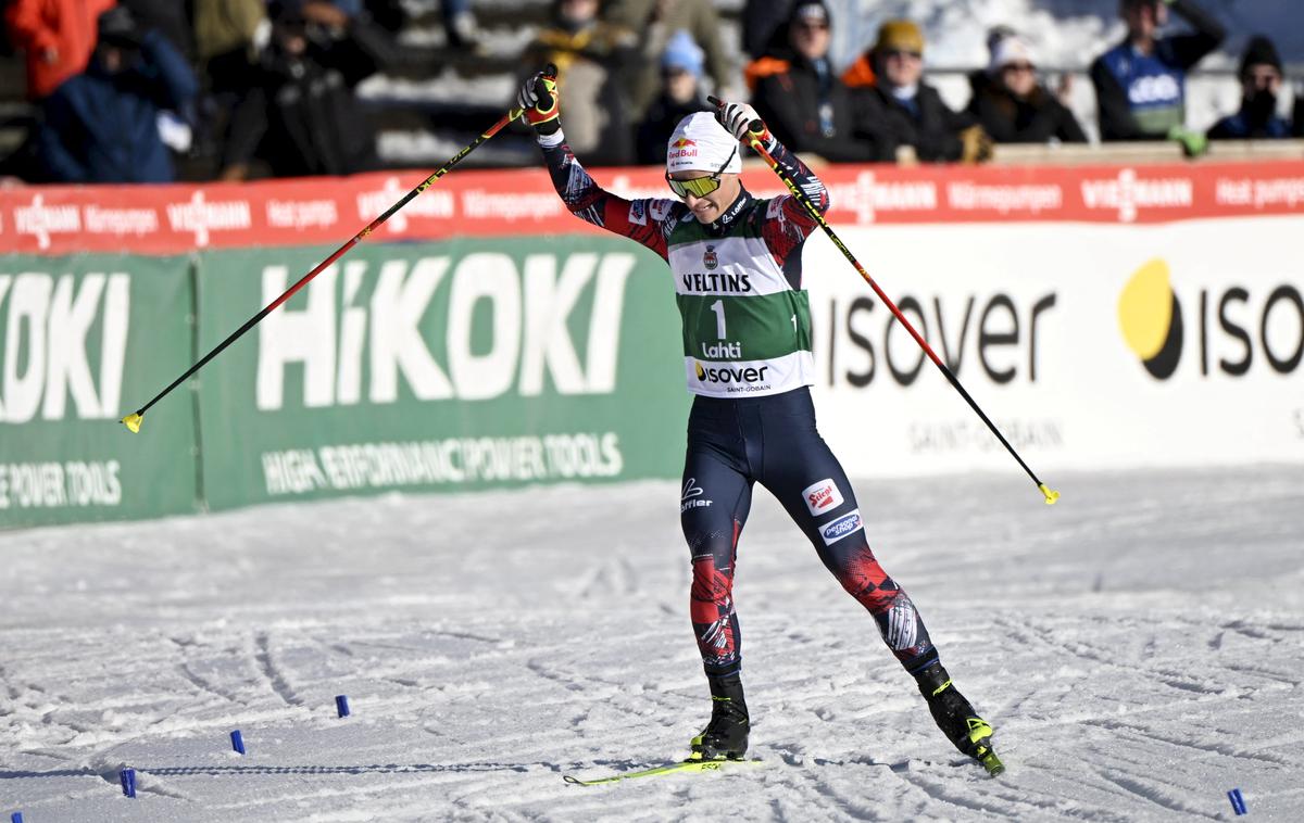 Johannes Lamparter | Johannes Lamparter je slavil še drugič v Lahtiju. | Foto Reuters