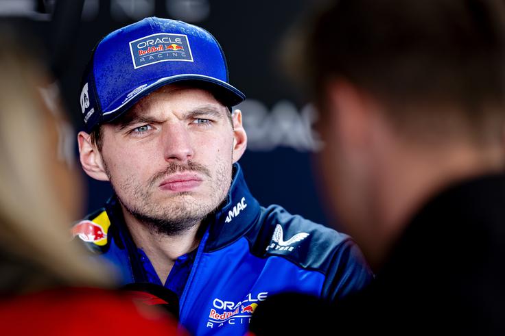 Max Verstappen je z novinarske konference spodil britanskega novinarja. | Foto: Guliverimage
