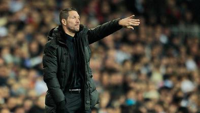 Atletico pred izpadom: Simeone prevzel odgovornost