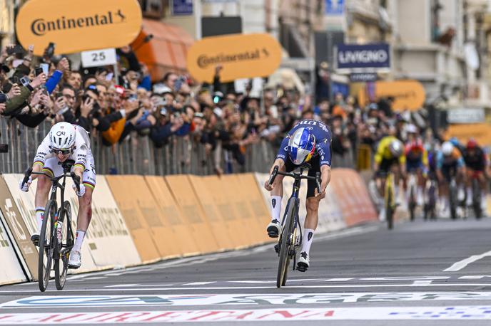 Tadej Pogačar | Tadej Pogačar je v velikem slogu osvojil Milano–Sanremo in dopolnil zbirko največjih zmag. | Foto Guliverimage