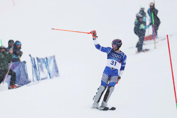 slalom ZOI AJ Ginnis | AJ Ginnis se je v Bormiu takole poslovil od tekmovalnega smučanja. | Foto Reuters