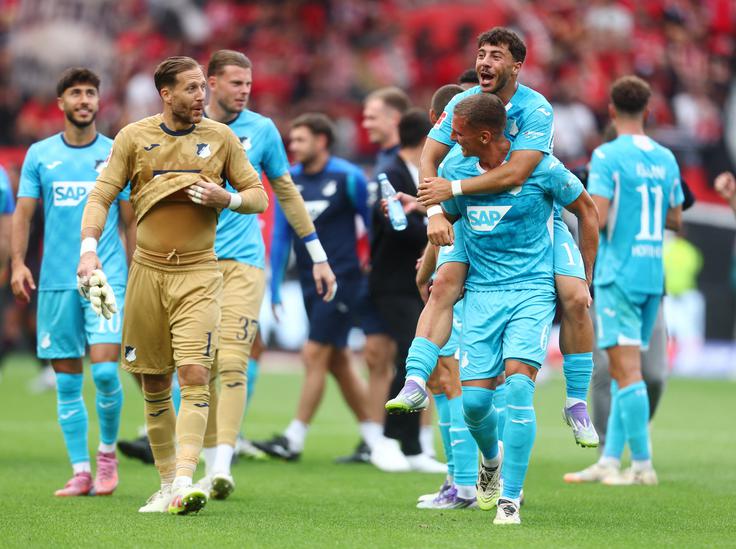 Hoffenheim je priredil presenečenje v Leverkusnu. | Foto: Reuters