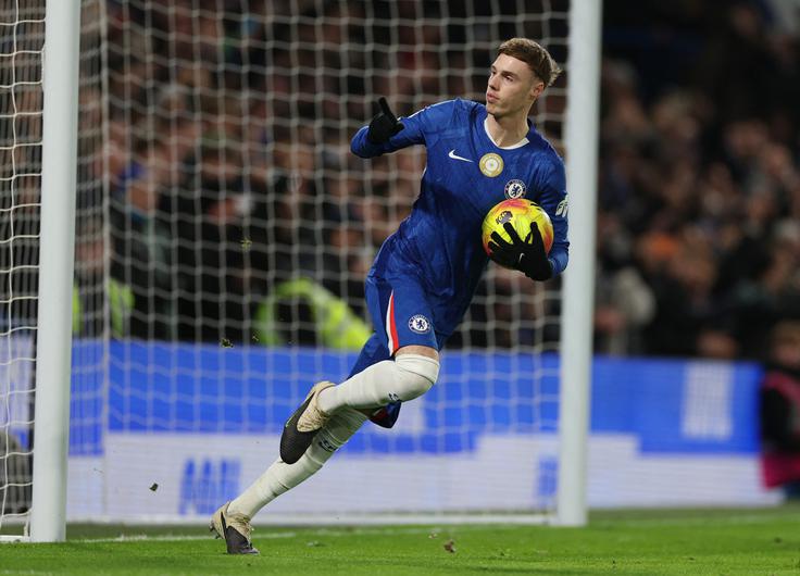 Cole Palmer je z bele točke zadel za izenačenje na dvoboju Chelsea - Bournemouth (1:1). | Foto: Reuters