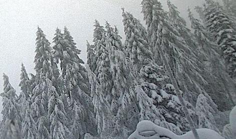 Zaradi dežja, snega in vetra oranžno opozorilo za zahod in jugozahod države