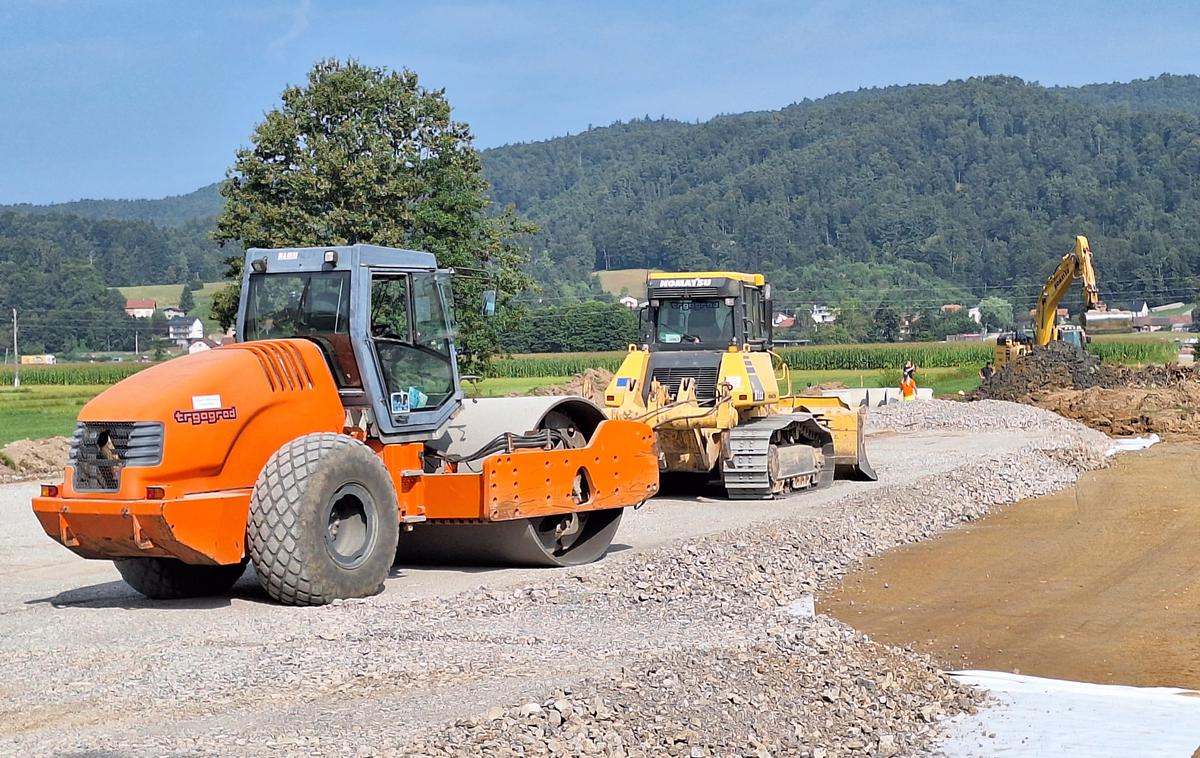 Gradnja avtocestnega priključka Dragomer | Foto STA