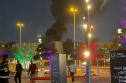 Ogenj v Dubaju po napadu Irana