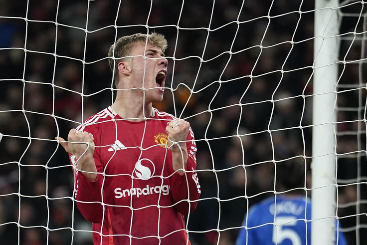 Rasmus Hojlund ni upravičil pričakovanj pri Manchester Unitedu. | Foto: Guliverimage