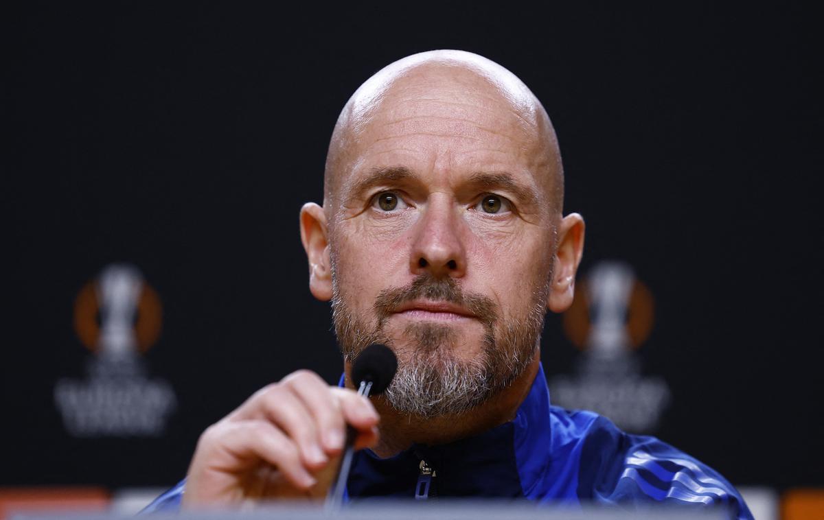 Erik ten Hag | Trenerski stolček Erika ten Haga se pri Manchester Unitedu trese. | Foto Reuters