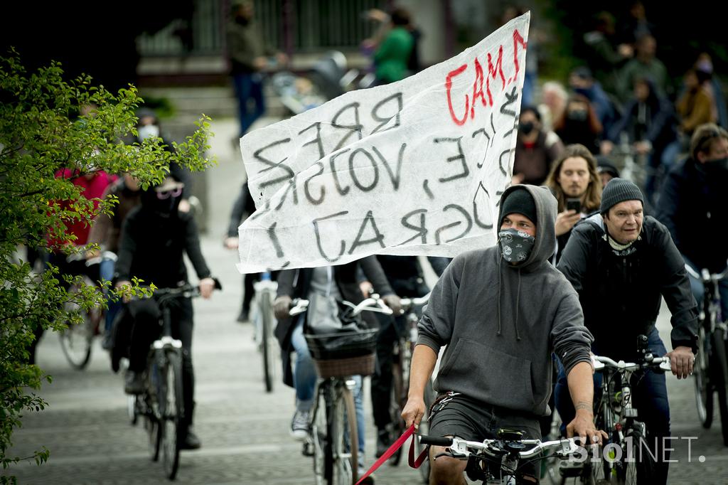 Protesti s kolesi