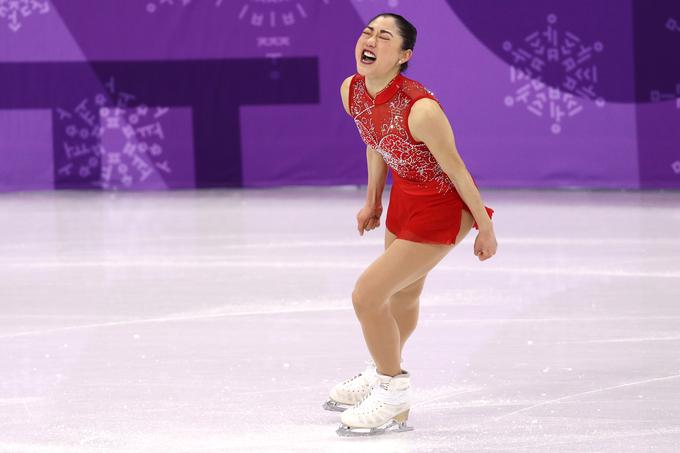 Mirai Nagasu je uspelo!  Na olimpijskih igrah v Pjongčangu je v prostem programu izvedla trojni aksel.  | Foto: Getty Images