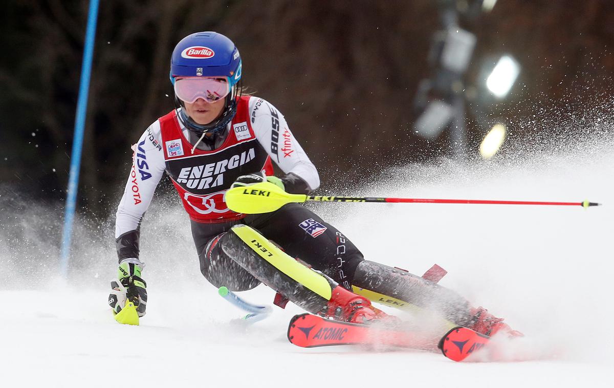 Mikaela Shiffrin | Mikaela Shiffrin je v tej sezoni v slalomu nepremagljiva.  | Foto Reuters