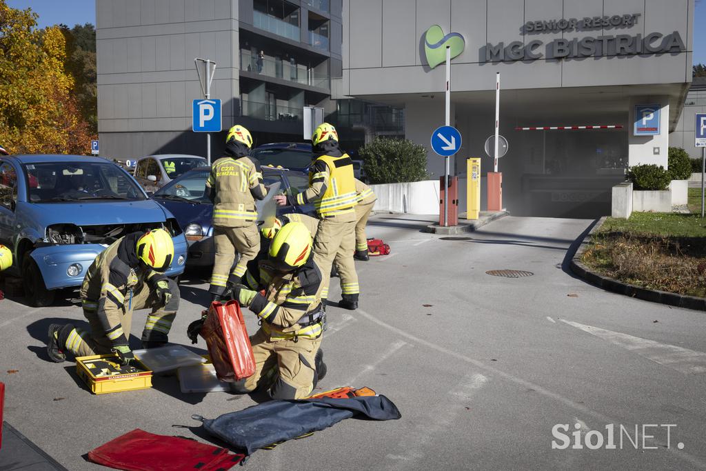 Gasilska vaja CZR Domžale, MGC Bistrica.