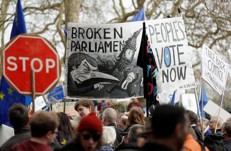 brexit protest | Foto: Reuters