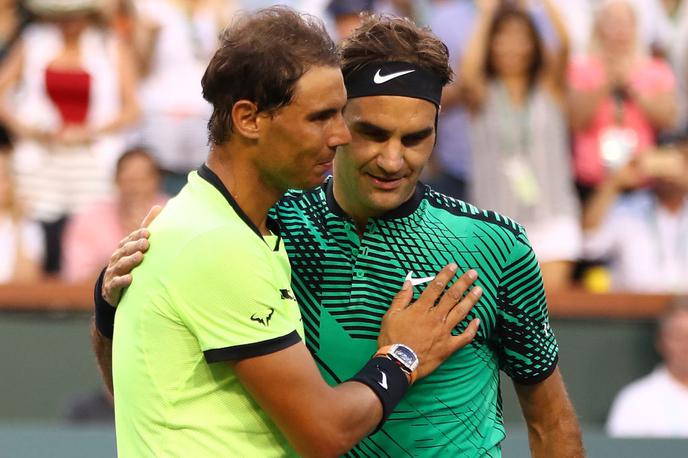 Roger Federer in Rafael Nadal | Foto Guliver/Getty Images