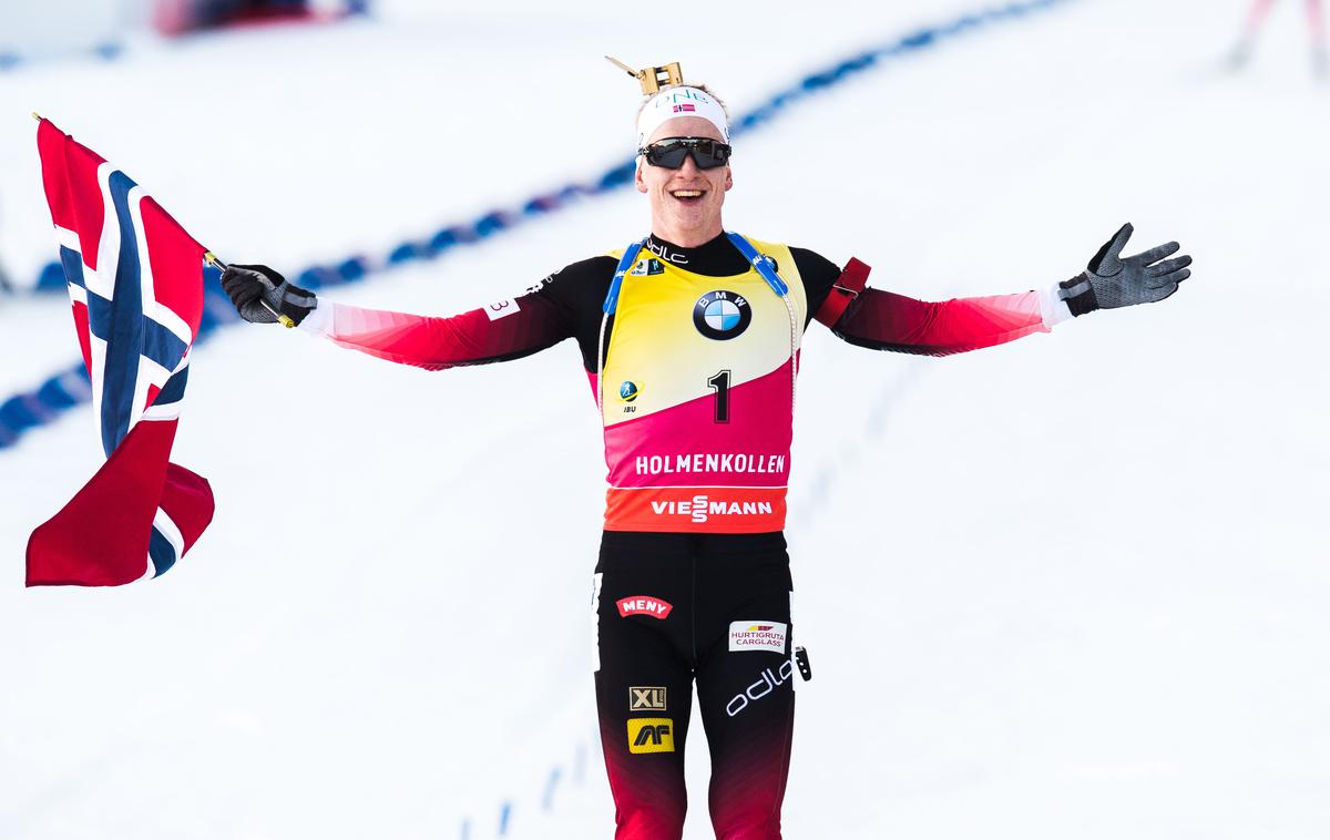 Johannes Thingnes Boe | Johannes Thinges Boe je zdaj rekorder, biatlonec z največ zmagami v sezoni. | Foto Reuters
