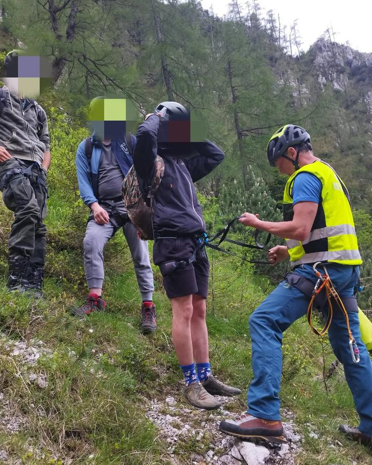 reševanje, Gorska reševalna služba, reševalci | Foto: GRS Tržič