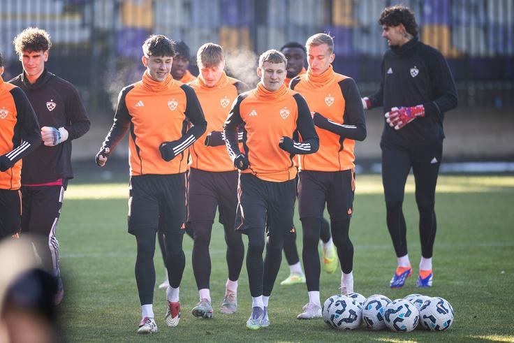 Mariborčani so prvi trening v letu 2026 opravili 3. januarja. | Foto: Jure Banfi