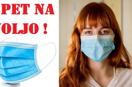 Oglasno sporočilo: Zaščitne maske za državljane končno na voljo!