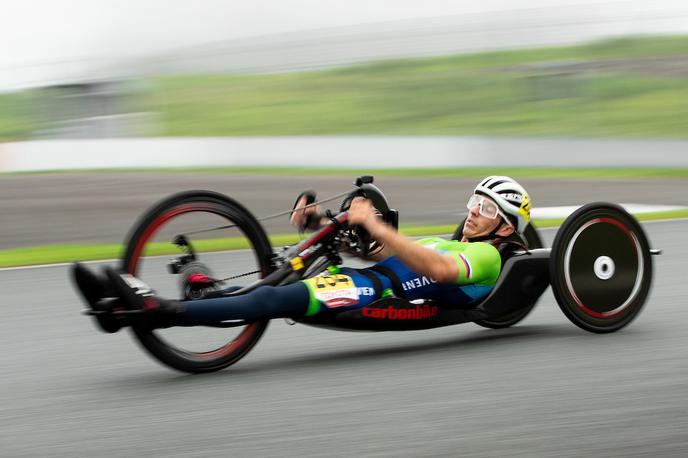 Anej Doplihar | Anej Doplihar je cestno paraolimpijsko dirko končal kot deveti. | Foto Vid Ponikvar