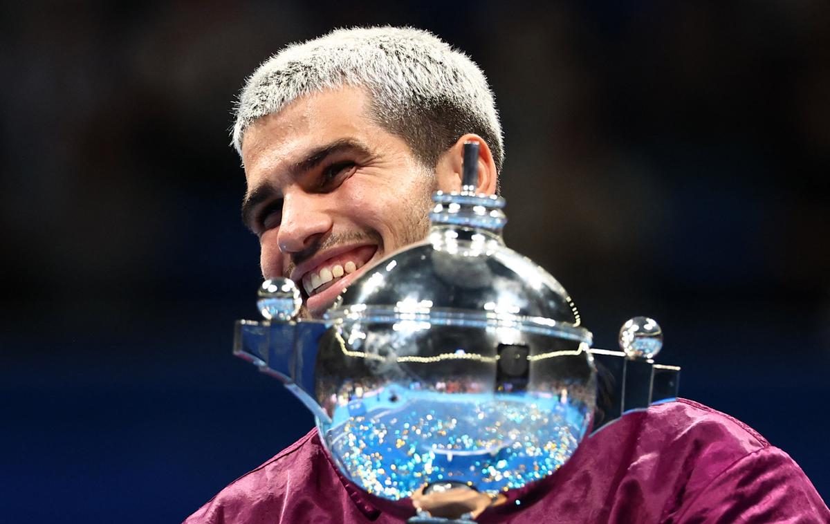 Carlos Alcaraz | Carlos Alcaraz je zmagovalec turnirja v Tokiu. | Foto Reuters