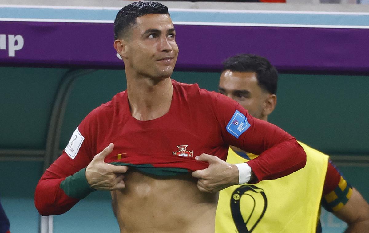 SP Portugalska Cristiano Ronaldo | Cristiano Ronaldo na tekmi osmine finala ni bil v prvi postavi. | Foto Reuters