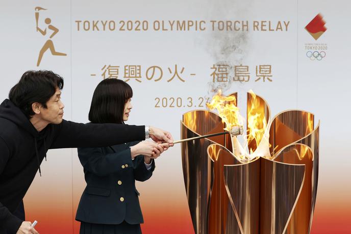 Olimpijski ogenj Japonska | Olimpijskega ognja si ni več moč ogledati na Japonskem. | Foto Reuters