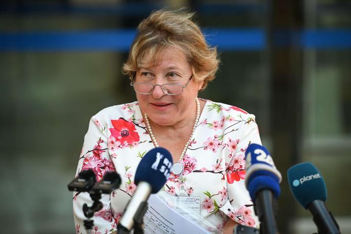 Tatjana Lejko Zupanc | Virus sars-cov-2 ni izmišljen, je poudarila predstojnica Infekcijske klinike UKC Ljubljana Tatjana Lejko Zupanc. Cepljenje je še danes eden najuspešnejših zdravstvenih ukrepov za obvladovanje nalezljivih bolezni. | Foto STA / Nebojša Tejić